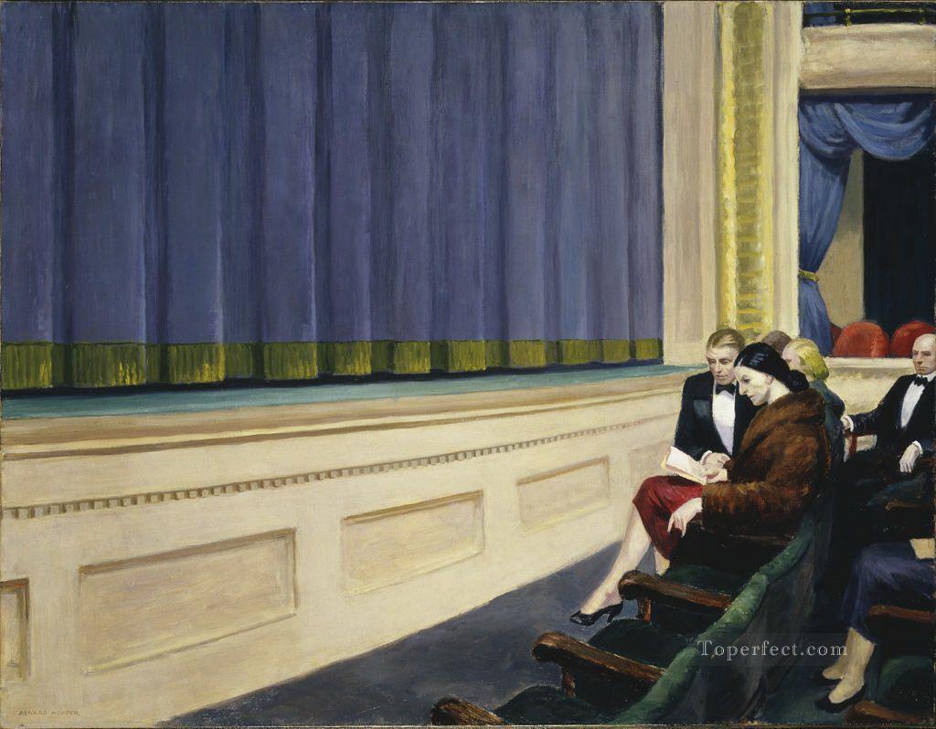 First Row Orchestra Edward Hopper Oil Paintings
